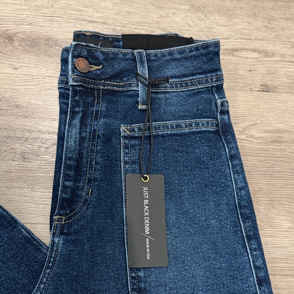 NWT Just Black Denim Wide Leg Jeans - Picture 5 of 9